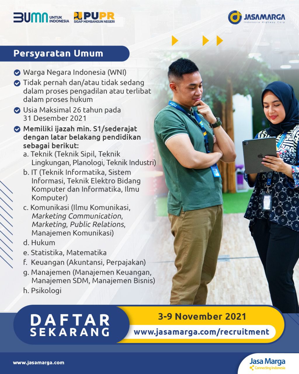 Vacancy Announcement | Jasamarga