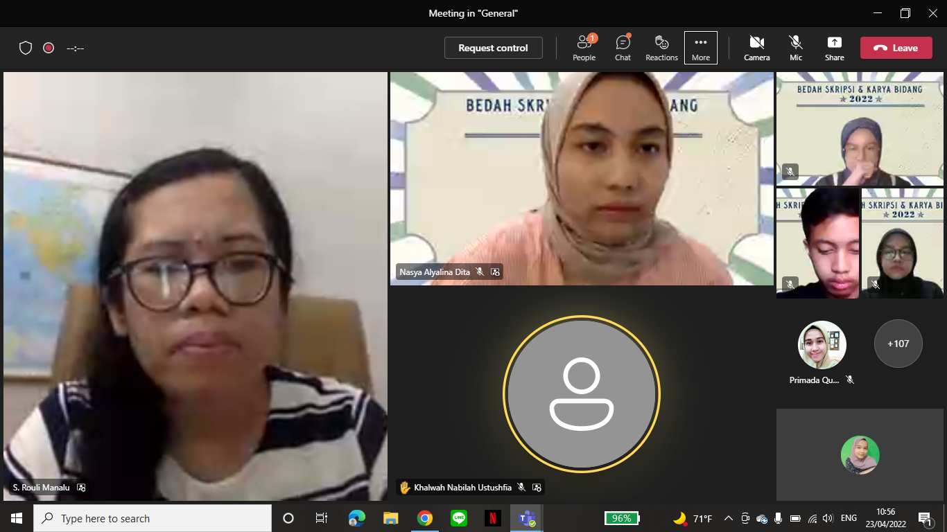 Thesis and Capstone Project of Communication Science Students