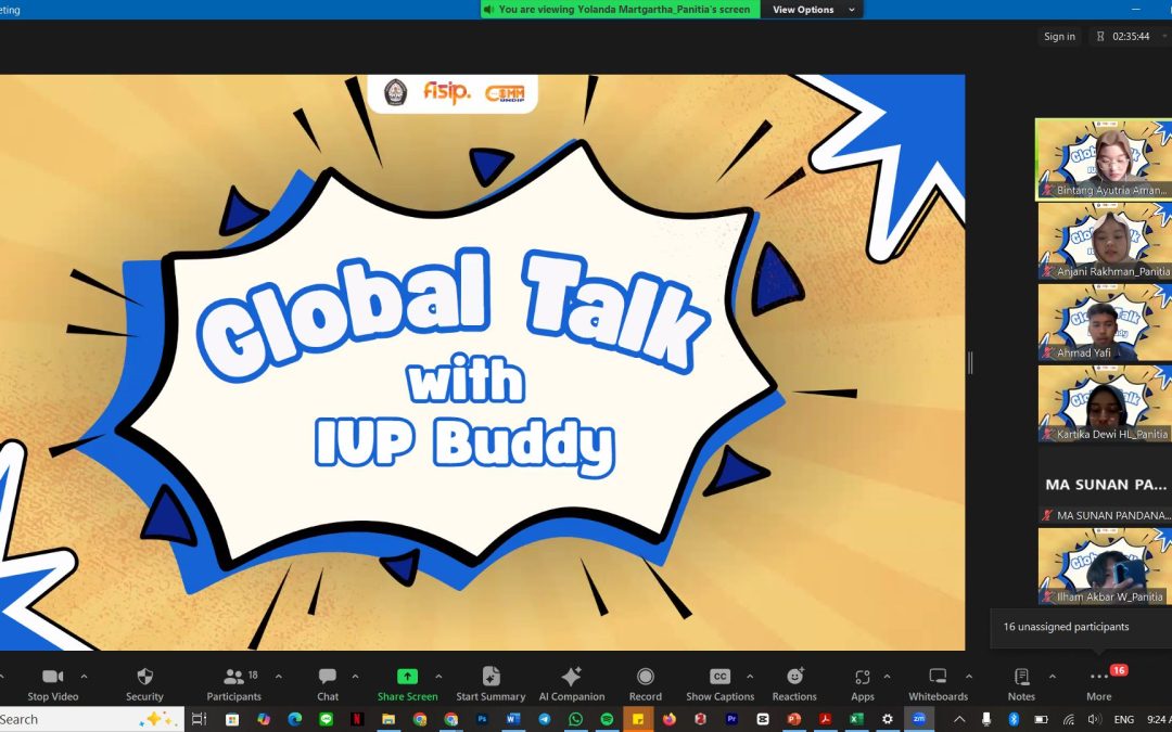 Global Talk With IUP Buddy Aims to Boost Students’ Enthusiasm and Insight on Studying Abroad