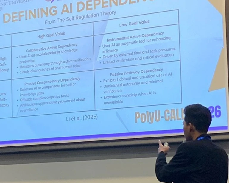 Communication Science Student Delegate of FISIP UNDIP at the PolyU Undergraduate Conference on Applied Linguistics and Language Studies 2026 in Hong Kong